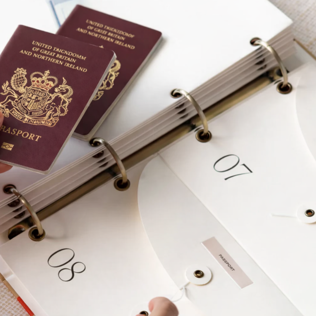 Important documents folder UK lifestyle setup